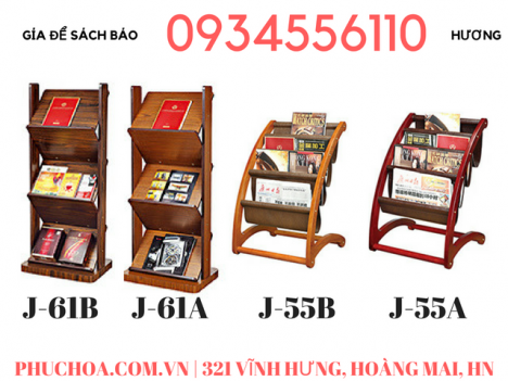 Kệ gỗ để sách báo khách sạn, kệ để sách báo tạp chí nhập khẩu