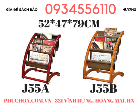 Kệ gỗ để sách báo khách sạn, kệ để sách báo tạp chí nhập khẩu