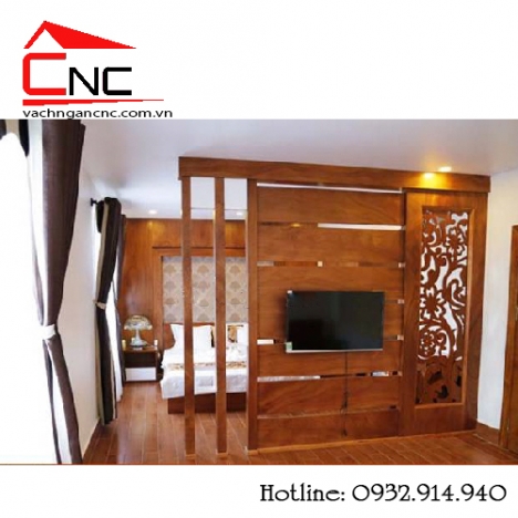 Vách ngăn phòng ngủ và vách phòng khách cnc đẹp