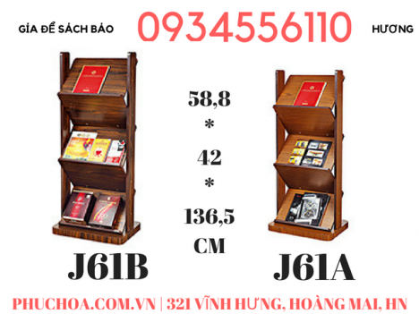 Kệ gỗ để sách báo khách sạn, kệ để sách báo tạp chí nhập khẩu