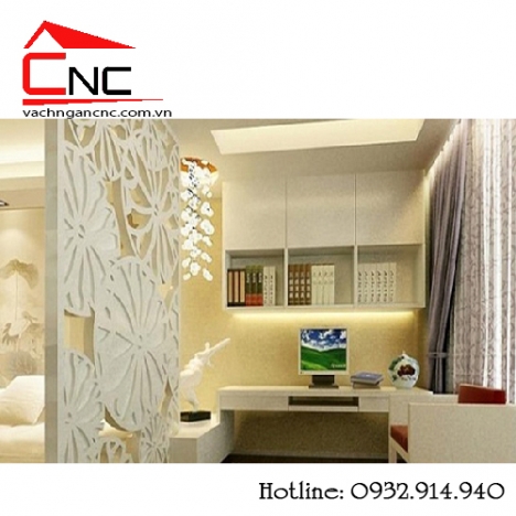 Vách ngăn phòng ngủ và vách phòng khách cnc đẹp