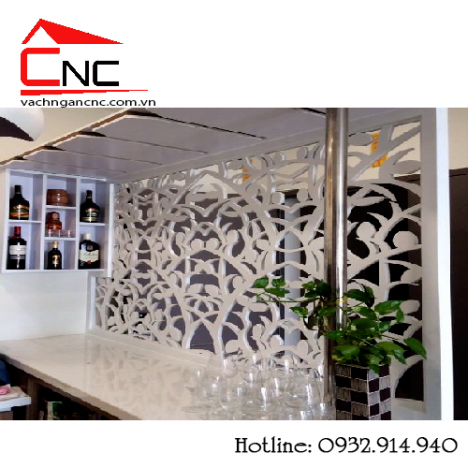 Vách ngăn trang trí, vách ngăn cnc đẹp - giá rẻ - chất lượng