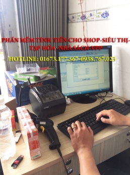 Phần mềm tính tiền kết nối quét mã vạch cho siêu thị mini, bách hóa