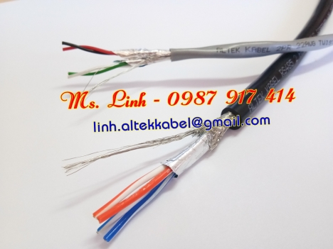 Cáp điều khiển tín hiệu vặn xoắn chống nhiễu 1Pair 18AWG
