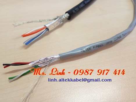 Cáp điều khiển tín hiệu vặn xoắn chống nhiễu 1Pair 18AWG