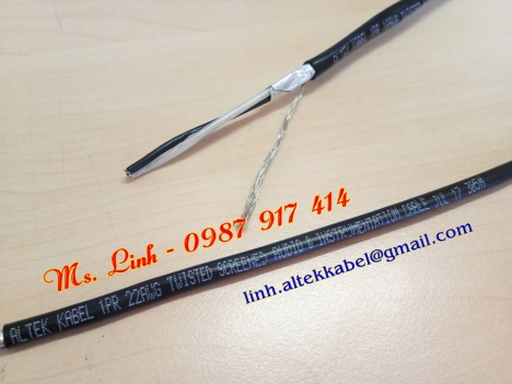 Cáp điều khiển tín hiệu vặn xoắn chống nhiễu 1Pair 18AWG