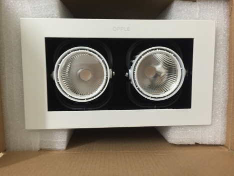 Đèn LED âm trần rọi hộp 15W Opple OP-GL2x7.5 15W