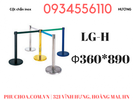 Cột chắn inox, cột chắn bằng inox có sẵn tại Hà nội