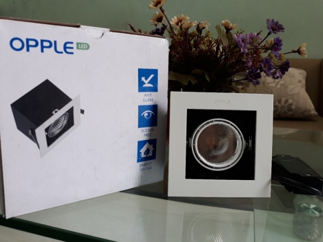 Đèn LED âm trần rọi hộp 7.5W Opple 1x7.5 7.5W