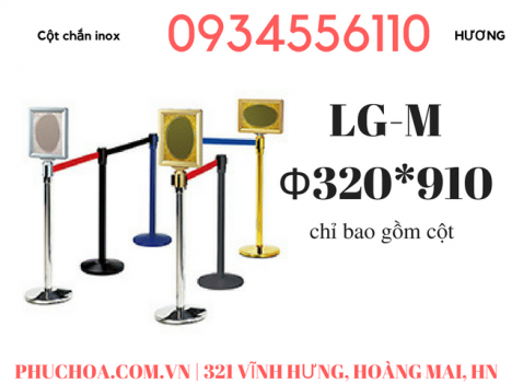 Cột chắn inox, cột chắn bằng inox có sẵn tại Hà nội
