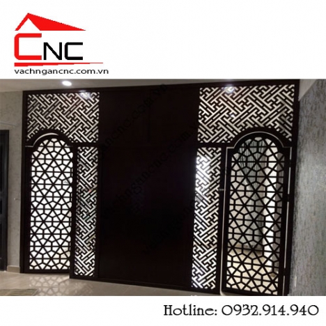 Cổ điển với mẫu vách ngăn phòng thờ, vách bàn thờ cnc