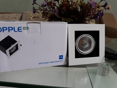 Đèn LED âm trần rọi hộp 7.5W Opple 1x7.5 7.5W