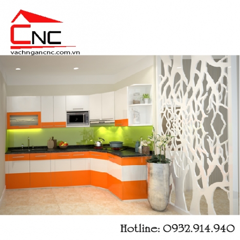 Những ứng dụng của vách ngăn phòng bếp cắt cnc đẹp