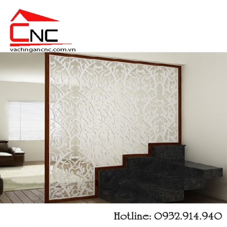 Những mẫu vách ngăn cầu thang cnc trang trí đẹp đang trở lại