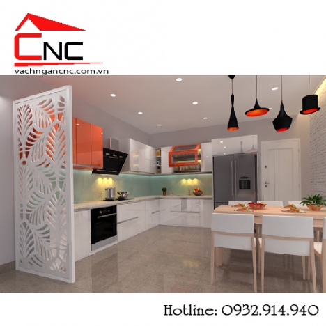 Những ứng dụng của vách ngăn phòng bếp cắt cnc đẹp