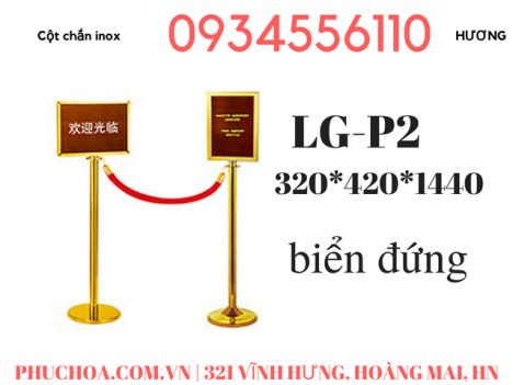 Cột chắn inox, cột chắn bằng inox cho khách sạn, sân bay