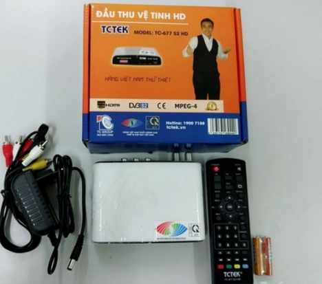 Đầu thu vệ tinh HD model TC-677.