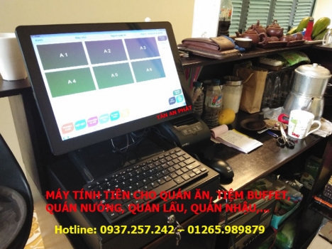 Máy tính tiền giá rẻ cho quán ăn, tiệm buffet, quán nướng, quán lẩu tại Cần Thơ
