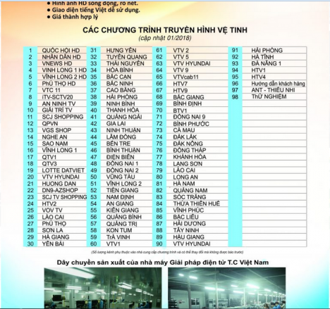 Đầu thu vệ tinh HD model TC-677.