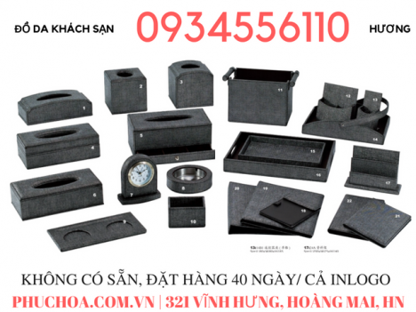bộ đồ da cho khách sạn không có sẵn, đặt hàng hãng CHINASOUTH