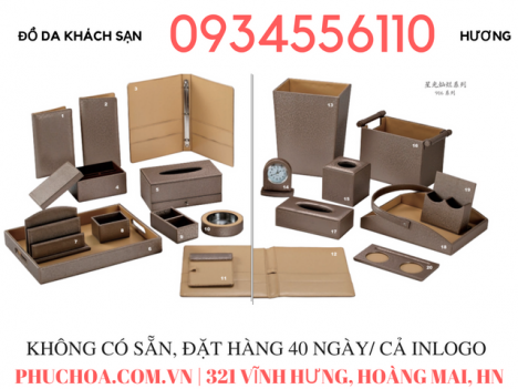 bộ đồ da cho khách sạn không có sẵn, đặt hàng hãng CHINASOUTH