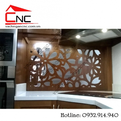 Cuốn hút với mẫu vách ngăn hoa văn cắt cnc bằng gỗ công nghiệp