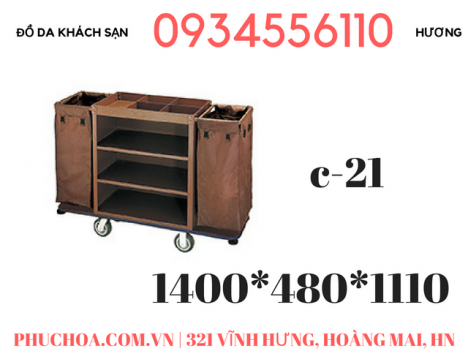Xe đẩy dọn phòng khách sạn có sẵn ở Hà Nội