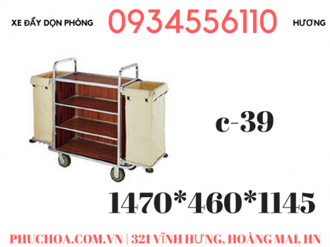 Xe đẩy dọn phòng khách sạn có sẵn ở Hà Nội