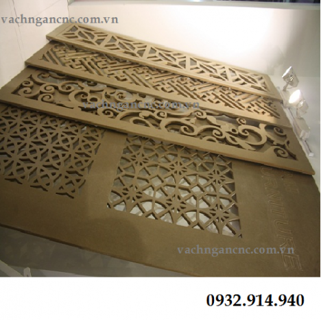 Thi công, gia công vách ngăn cắt cnc trang trí giá rẻ