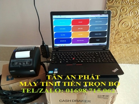 Máy tính tiền trọn bộ cho nhà hàng, quán ăn tại rạch giá 