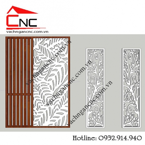 Ấn tượng với mẫu vách ngăn cnc trang trí bằng gỗ đẹp