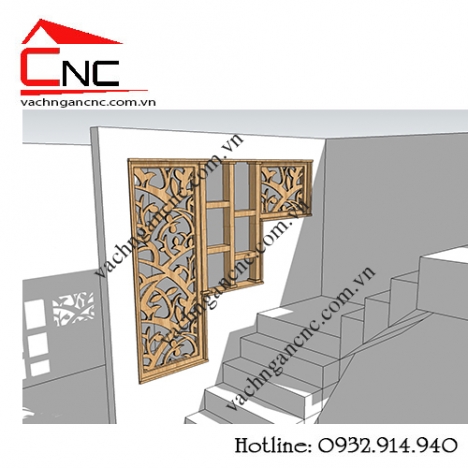 Ấn tượng với mẫu vách ngăn cnc trang trí bằng gỗ đẹp