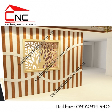 Ấn tượng với mẫu vách ngăn cnc trang trí bằng gỗ đẹp