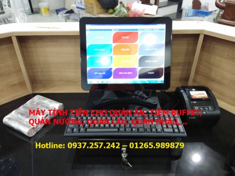 Máy tính tiền giá rẻ cho quán ăn, tiệm buffet, quán nướng, quán lẩu tại Đà Nẵng, Hà Tĩnh