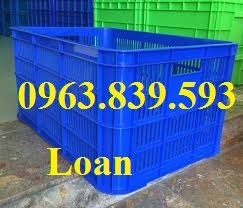 Rổ nhựa đựng hàng thành phẩm, rổ nhựa đan công nghiệp giá cực rẻ