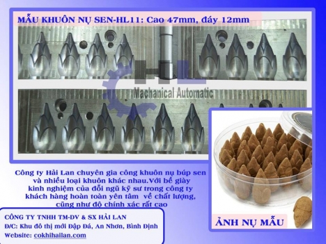 Chuyên sản xuất khuôn nụ nhang