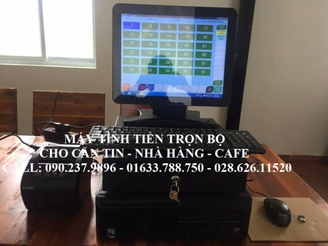 Bộ máy tính tiền cảm ứng giá rẻ nhất dùng cho nhà hàng 