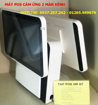 Máy pos cảm ứng 2 màn hình bán tại TPHCM, Hà Nội
