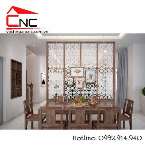 sức hút mạnh mẽ từ vách ngăn phòng bếp đẹp