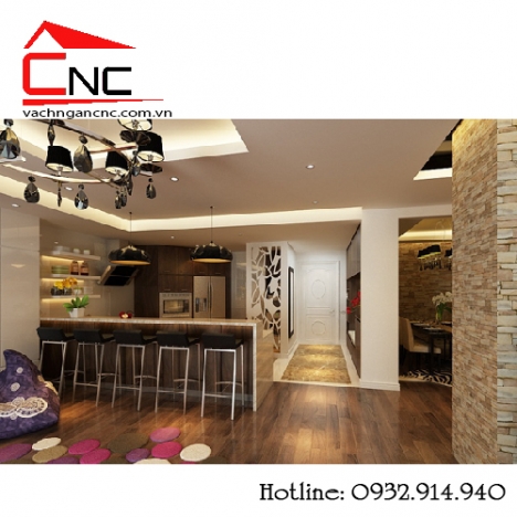 Thiết kế thi công vách ngăn cnc, vách trang trí phòng trọn gói tphcm