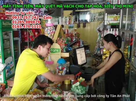 Phần mềm bán hàng, máy in hóa đơn cho tạp hóa, siêu thị mini