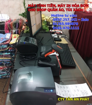 Phần mềm bán hàng, máy in hóa đơn cho shop quần áo, túi xách
