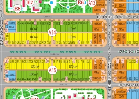 Nhà vị trí đẹp Đường Số 5 giao Đường Nguyễn Bỉnh Khiêm A15 vị trí 3,3A (cặp)