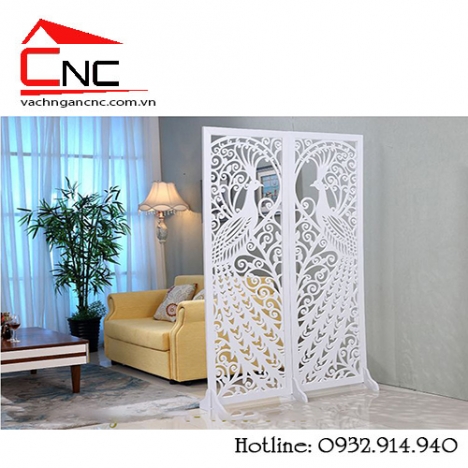 Ý tưởng ngăn phòng bằng vách bình phong cnc giá rẻ tphcm