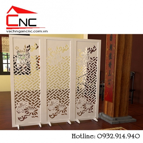 Ý tưởng ngăn phòng bằng vách bình phong cnc giá rẻ tphcm