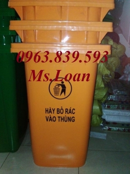 Thùng rác 240L - thùng rác nhựa nhập khẩu chất lượng cực tốt