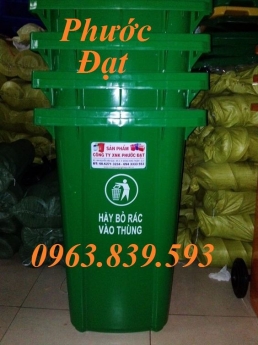 Thùng rác 240L - thùng rác nhựa nhập khẩu chất lượng cực tốt