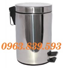 Cc thùng rác inox đạp chân, thùng rác inox khách sạn giá tốt