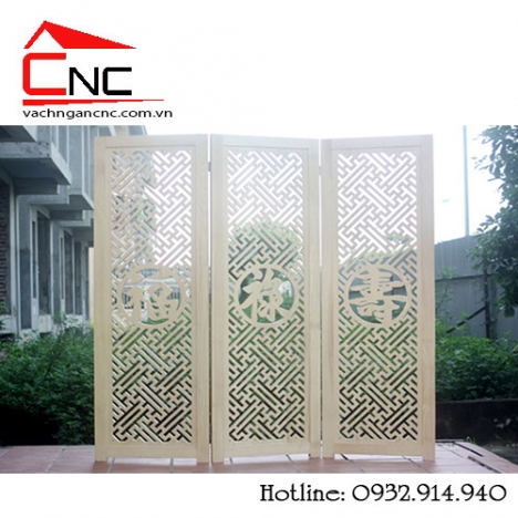 Ý tưởng ngăn phòng bằng vách bình phong cnc giá rẻ tphcm