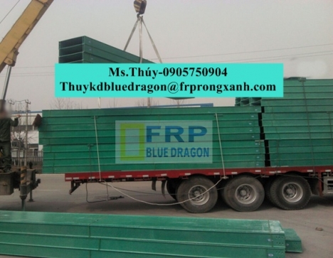Bán tấm sàn thủy tinh frp grating, sàn thao tác xây dựng công nghiệp, sàn kháng hóa chất